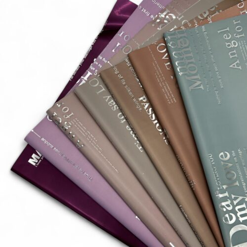 Ambalaj Celofan Flori Elegant Set 20 Culori Diverse 58x58 cm Amani england paper