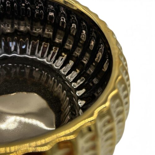 Alternative view of Vas Ceramic Auriu Decorativ - Design Modern