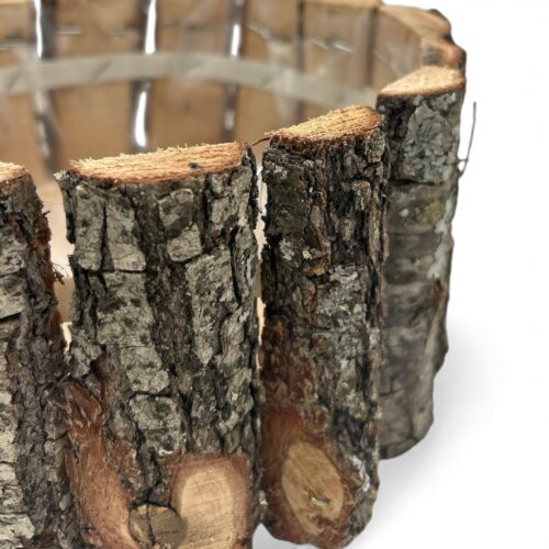 Ghiveci Din Lemn Natural - Oak Round Planter 4