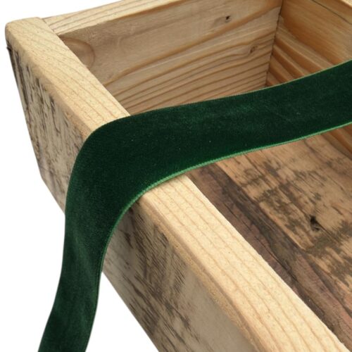 Rola Catifea Velvet Ribbon 2.5cm x 25m Verde