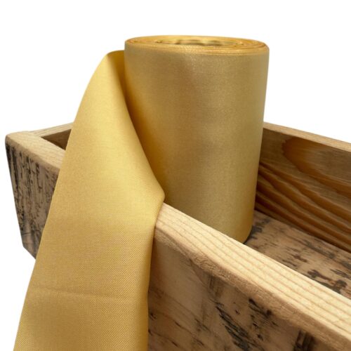 Rola panglică satin 10 cm Auriu Gold