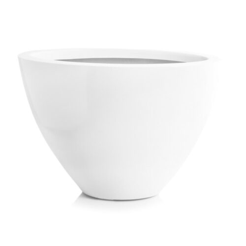 Vas alb pentru flori rezistent la inghet