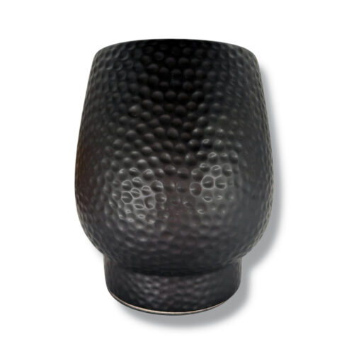 Vas ceramic decorativ modern negru pentru flori