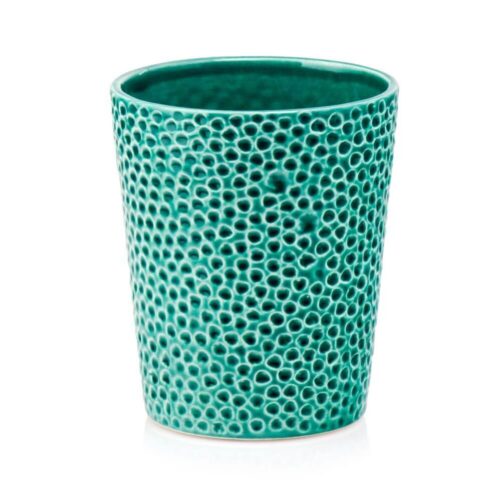 Vas ceramica orhidee verde turquoise