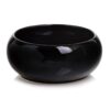Vas decorativ ceramica rotund negru