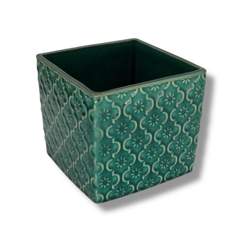 Vas decorativ vintage din ceramică (Verde deschis)