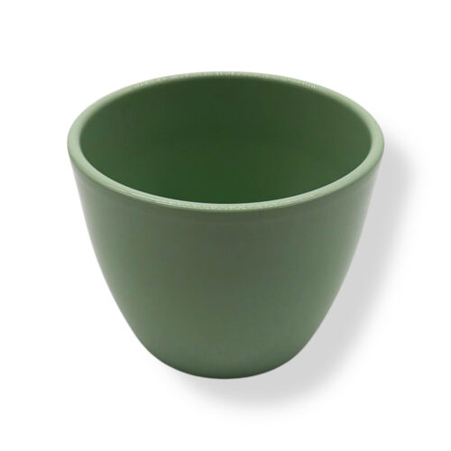 Acest vas decorativ din ceramica verde 12 cm x 13 cm