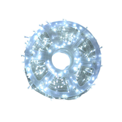 Rola Instalatie Brad De Craciun 100 m cu 1000 LED-uri Albe