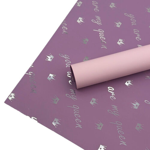 Set 20 Coli Ambalaj Celofan Amarni Crown Orchid Purple Pink