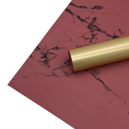 Set 20 Coli Ambalaj Celofan Golden Stone Paper 58 cm Purple Pink