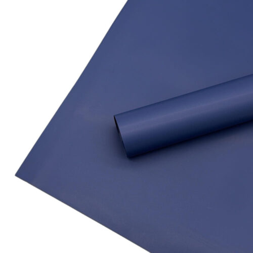 Hârtie de ambalaj celofan mată Royal Blue, 58 x 58 cm.
