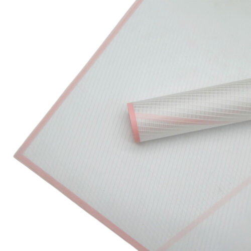 Set 20 coli ambalaj celofan note pink white