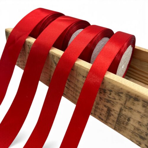 Set Role Panglica Din Satin Rosu A162 Banda Satin Lata