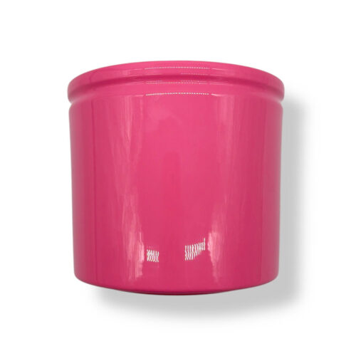 Alternative view of Vas Ceramic Decorativ Rotund Roz (Ø 13 x H 11.5 cm)