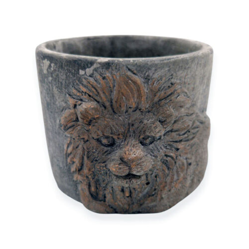 Vas Ceramic Huis Cu Model Animale Leu