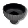 Vas Decorativ Negru din Ceramica Pentru Flori