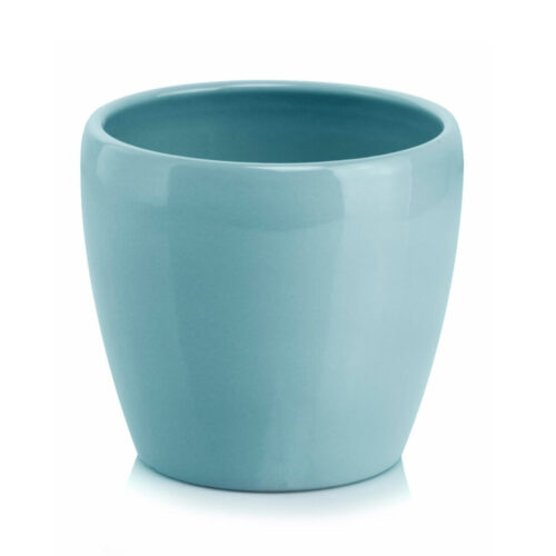 Vas Flori Plante Ceramic Polnix Barcelona Albastru Mint