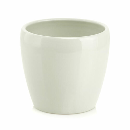 Vas Ghiveci Decorativ Flori Plante Ceramic Polnix Barcelona Crem