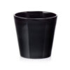 Vas Orhidee Ceramic Basic Negru Ghiveci Orhidee 15 cm
