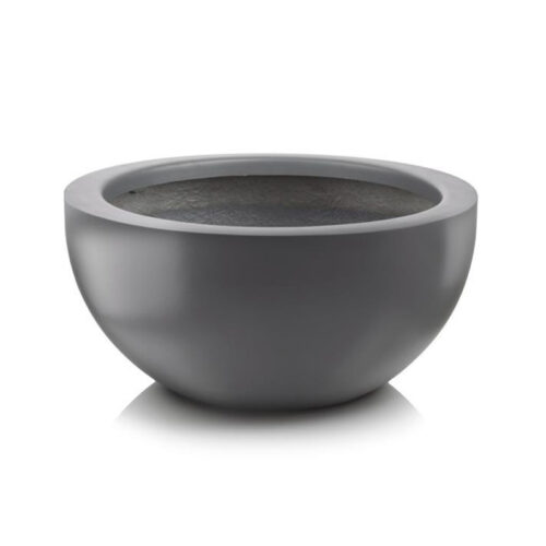 Vas rotund pentru flori de exterior rezistent la inghet