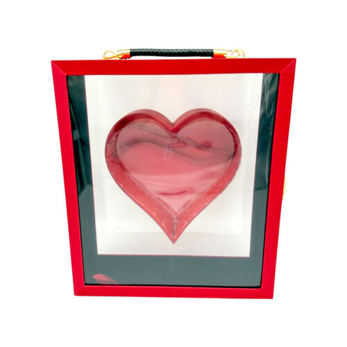 Cutie Dreptunghiulara cu Inima in interior, 35 x 40 x 10 cm