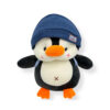 Jucarie plus Pinguin Luck caciula albastra QUE730 20 cm 30 cm 40 cm