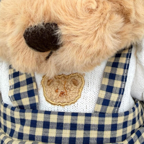 Alternative view of Jucarie plus urs fetita cu rochita albastra, 35 cm - 70 cm