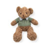 Jucarie plus urs maro cu pulover verde 60 cm