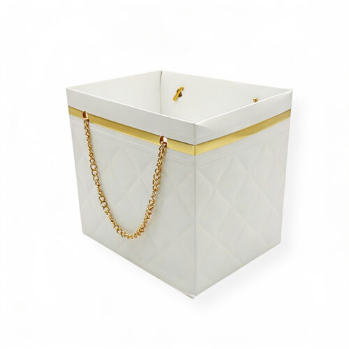 Punga De Cadou QUE391 (16 x 2 cm x H 15 cm) Alba