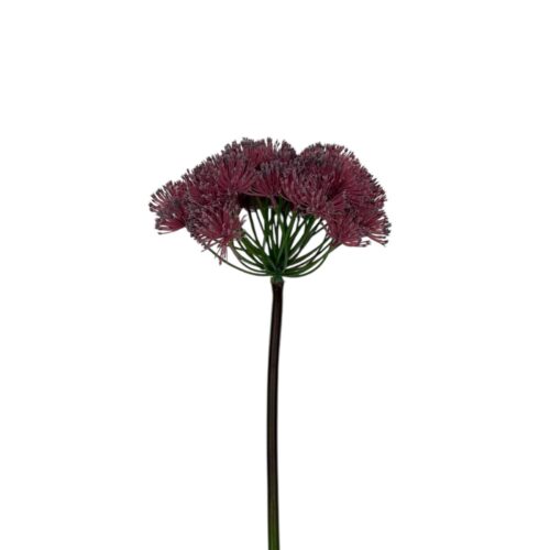Alium floare artificiala globular bordo 65 cm