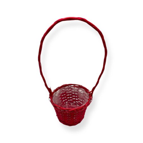 Alternative view of Cos pentru Flori Impletit cu Toarta, Ø 18 cm, Inaltime 45 cm