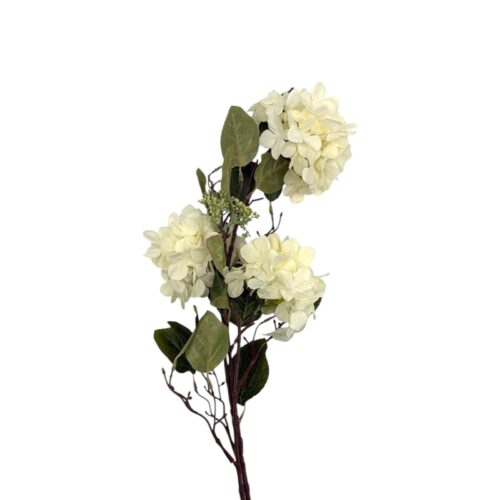 Hortensie Floare Artificiala 3 Flori 95 cm