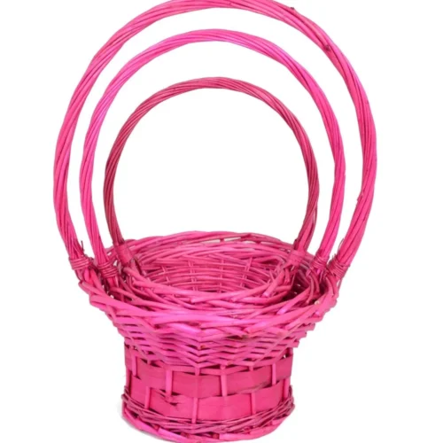 Alternative view of Set Cosuri din Nuiele Impletite – Ø 20/23/30 cm, Inaltime 40/45/50 cm