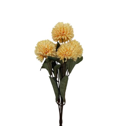 Buchet Floare Artificiala Crizantema 5 Flori 45 cm