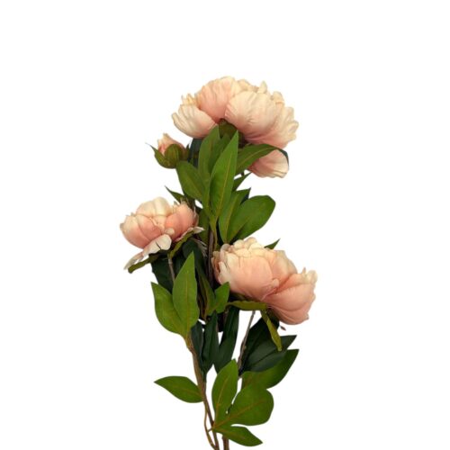 Trandafir artificial 92 cm roz floare decorativa premium