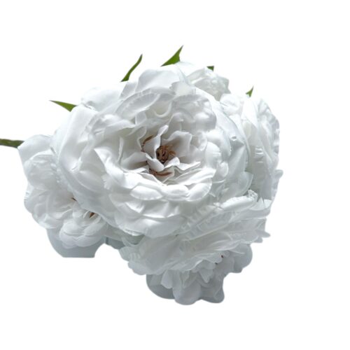 Trandafir artificial alb 52 cm flori artificiale